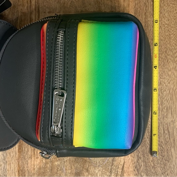 Mickey Mouse Loungefly
Wristlet Mini Backpack Rainbow Disney
Pride Collection - Picture 10 of 16